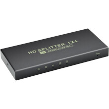 Divisor 4K60Hz Compatible con 4 Salidas HDR HD2.0 Divisor 1 en 4 Salidas Pantallas 18Gbps para Computadora Pantalla de TV