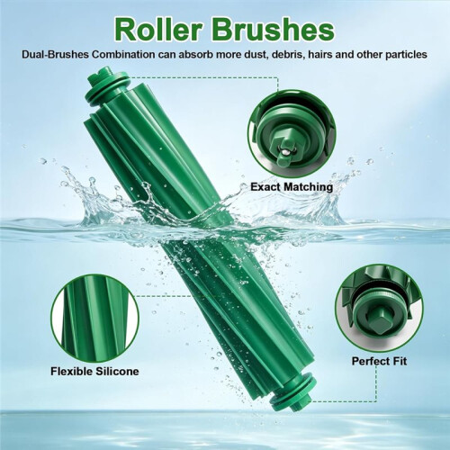 Accessories Kit for    405 Combo/505 Combo Robot Vacuum Cleaner Include Main Brushes 1