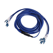 LC Armored Cable Fibra Optica Armored Fiber Optic Cable 6 Cores 6LC-6LC Single Mode Fiber Optic Patch Cord 10M