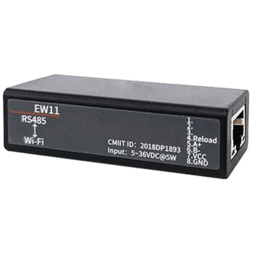 RS485 Serial Port to WiFi Serial Device Server EW11 Support TCP/IP Telnet Modbus TCP Protocol IOT Data Converter