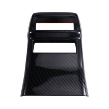 Car Rear Console Air Vent Trim Frame Armrest Box Anti-Kick Cover for 4Runner 2025 Carbon Fier