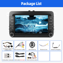 ESSGOO Lecteur Multimedia GPS, Android 15, 4G 64G, CarPlay et Android Auto Sans Fil, Écran Tactile IPS