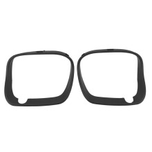1 Pair Car Rear Exhaust Pipe Cover Trim Left Right 51127010124 Exhaust Tail Pipe Decorative Frame for X5 E53 2000-06