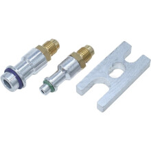 Tampas de Teste de Vazamento de Ar Condicionado para Carro, Ferramenta de Detecção de Vazamento de Ar Condicionado, Conector de Mangueira de