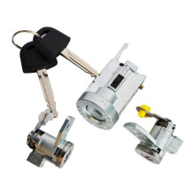 Car Front Door Locks Cylinder Ignition  Lock Kit with Key 19121155 89022371 for  Colorado  2006-2012