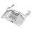 License Plate Relocation Bracket for  Electra Glide Road King Softail Touring 86-23 Rear Lower Mount Silver 1