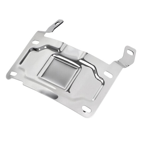 License Plate Relocation Bracket for  Electra Glide Road King Softail Touring 86-23 Rear Lower Mount Silver