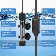 Calentador de Acuario para Pecera con Termostato Digital, Apagado Automático Fuera del Agua, Enchufe de la UE 300W