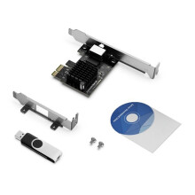 Adaptador de Rede PCIE 5Gbps Ethernet com Chip RTL8126 Suporta Wake LAN e PXE Boot para Win10/11