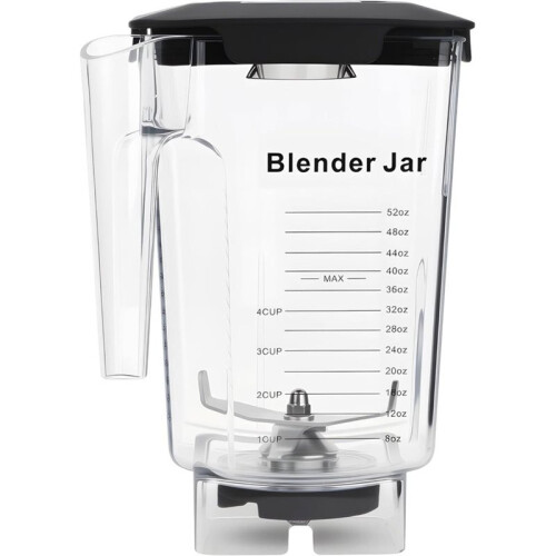 90 Oz Replacement Jar for Blendtec Blender,Container Pitcher Fits All Consumer and Commercial Models, Includes Blade Lid