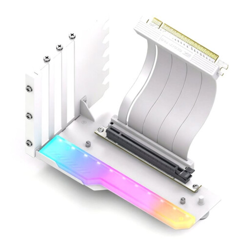 Suporte Vertical para GPU de 1 Peça com Cabo Riser PCI-e 4.0 X16 para Suporte de Placa de Vídeo em Ângulo de 90 Graus