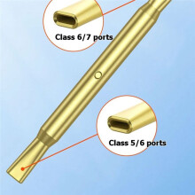 Netzwerkkabel Looser Netzwerkkabel Entwirrwerkzeug Ingenieurwerkzeuge Gedrehter Drahtkernseparator für CAT5/CAT6/CAT7 Rot