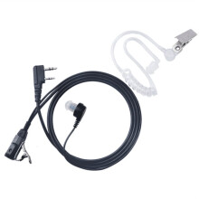 10 Peças Microfone de Tubo Acústico Air Mic Fone de Ouvido Headset Earpiece Headphone para 888S UV-5R Walkie Talkie