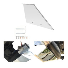 27151 Stainless Steel Skeg Guard Fix Damaged Skeg for 150-175HP 2 & 4 Stroke 1984- Boat Tail Fin Protector Cover