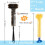 Garbage Disposal Brush and Cleaner with Extra Long 15" Handle Effortlessly Remove Residue,and Build- Universal 8