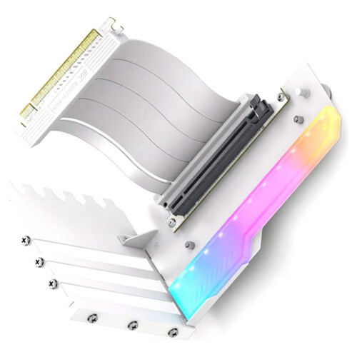 Suporte Vertical para GPU de 1 Peça com Cabo Riser PCI-e 4.0 X16 para Suporte de Placa de Vídeo em Ângulo de 90 Graus 1