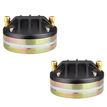 2pcs 44-Core Neodymiums High-Frequency Driver 85mm Magnetic Stage Speaker Full-Range Horn Loudspeaker Flat Port Speaker