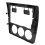 Fascia de Rádio de 9 Polegadas para  A4 B5 1994-2001, Moldura de Estéreo para Android 2 Din, Painel de Unidade Principal, MT AC 6