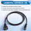 USB 2.0 Male/Female Aviation Extension Cable PCB Soldering Board Socket IP67 3