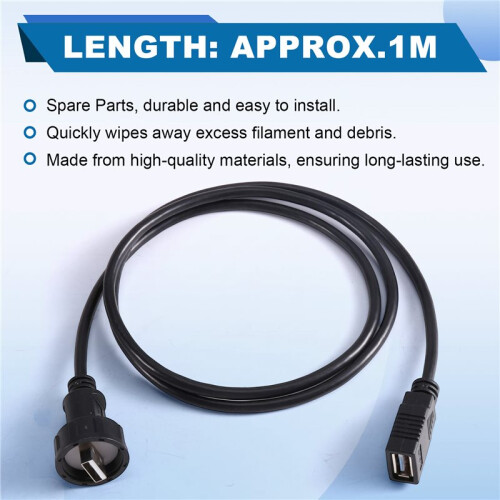 USB 2.0 Male/Female Aviation Extension Cable PCB Soldering Board Socket IP67 2