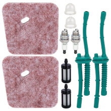 Air Filter Fuel Primer Bulb Tune Kit for FS38 45 55 85 String Trimmer Weedeater Air Filter with