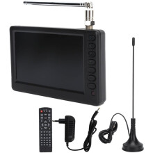 Digital Television 5‑Inch Pocket Digital TV Portable FM ATV Bracket High‑Resolution TV Multifunctional EU Plug