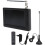 Televisão Digital TV Digital Portátil de 5 Polegadas FM ATV Suporte  TV de Alta Resolução Multifuncional Plug da UE 1