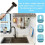 Garbage Disposal Brush and Cleaner with Extra Long 15" Handle Effortlessly Remove Residue,and Build- Universal 6