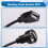 USB 2.0 Male/Female Aviation Extension Cable PCB Soldering Board Socket IP67 5