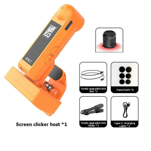 Auto Clicker Phone Screen Automatic Clickers Smartphone Touchscreen Clicker for Live Streaming, Gaming, Video Browsing A 1