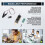 CH341B Programmer USB EEPROM Flash BIOS Programmer Kit with SOP8 Test Clip Cable, 1.8V Adapter for NOR NAND Programming 5