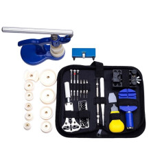 43-Teiliges Professionelles Uhrenreparaturset mit Gehäuseöffner, Bandgliedentferner, Schraubendrehern und Tragbarem Koffer