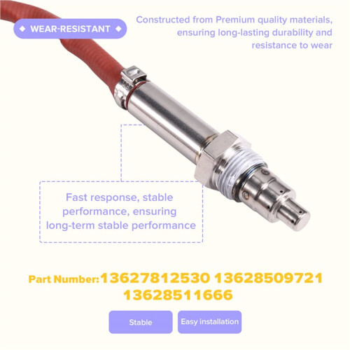 Nitrogen Oxide Sensor NOx Sensor 13627812530 13628509721 13628511666 for  3' E46 5' E60 7' E65 X3 X5 E83 E70 2