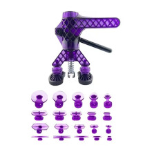 360 Rotatable Car Dent Puller Tool with 20 Pulling Tabs Adjustable Multi-Angle Anti-Slip for Sheet Metal Restoration