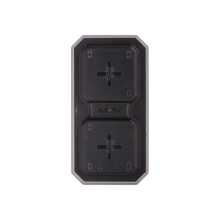 RUSHFPV 5.8G Dual Element Patch Antenna High Gain Directional FPV Antenna for Goggles Drone Black LHCP
