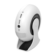Native Android11 720P Projector 2.4G/5G WIFI BT5.0 Cinema Outdoor Portable 360 Rotable Projector EU Plug