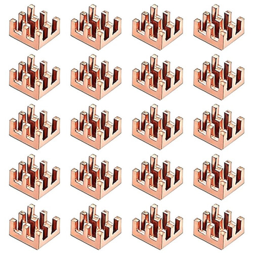 6x6x3mm Copper Heatsink DIY Components for Memory RAM VGA DDR GPU IC Chipset