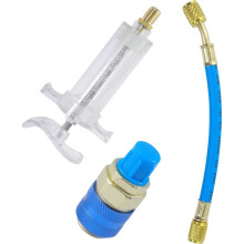 AC Compressor Kit,Car Accessories Oil and Dye Injectors Kit,AC Oil Injector,Automotive Air Conditioning Repair Tool