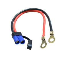 EC5 Till O-Typ Terminal Motorcykel Nödstartkabel Hög Effekt 10AWG Linje Hane Hona Kontaktkabel 0,5m A