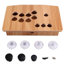 Boîtier de Joystick D'Arcade en Bois DIY pour Manette de Jeu USB à Domicile pour PC Accessoires de Jeu Mobile
