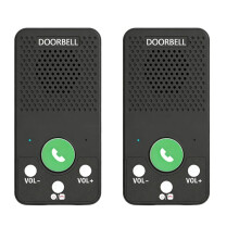 400m Lange Bereik Draadloze Intercomsysteem met 4 Deuntjes 8 Volume Niveaus 2-Weg Stem Intercom voor Huis Thuis Fabriek