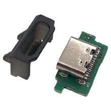 1pcs DIY Usb Port USB-C USB Type-C Oplaadpoort Comfortabel voor GAMEBOY Micro-Oplaadpoort Zwart