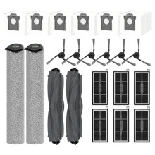 Voor Mova S70 Roller / S70 Pro Roller / S70 Ultra Roller Stofzuiger Onderdelen Hoofd Zijborstel Filter Mop Stofzak (22 Stuks)