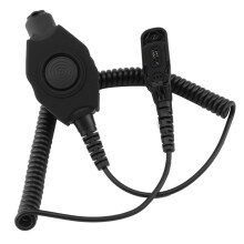 Waterproof Large PTT Button Launch Adapter to 7.1mm Earphones for P8668 P8200 P8268 DP3400 APX7000