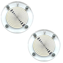 3pcs Gold-Plated MWO Polarized Optical Disc Lakhovsky Disc Multi-Frequency Oscillator Diameter 2.5cm