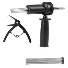 Kit de Escalador de Pino de Martelo Elétrico SDS com 18 Pinos de 3mm para Remoção de Ferrugem e Tinta