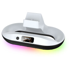 For PS5 Controller Floating Single Charging Dock - Contact-Based Charging Stand with RGB Lighting