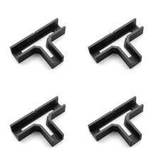 4 Pcs T-Shaped Wooden Board Connection Corner Code 90 Degree Right Angle Fixed Furniture Reinforcement Accessories