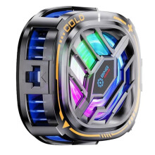 Magnetic Cell Phone Cooler, RGB Portable Mobile Cooling Fan, for Phone/Tablet/for (with Digital Displays)