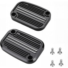 Motorcycle Brake Reservoir Cover for Hariey FLTR Road Glide FLHTC Electra Glide Classic VRSCF V-Rod Muscle Parts